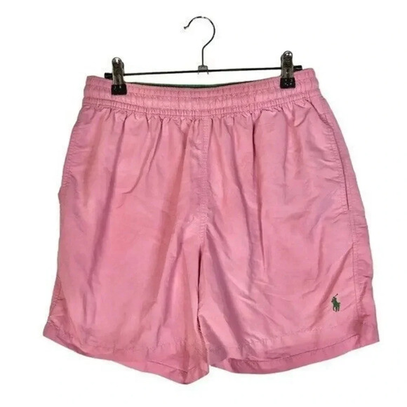 Polo Ralph Lauren Light Pink Short Swim Trunks M - Picture 1 of 3